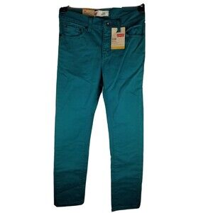 Levis 510 Skinny Jeans Boys 14 Regular Slim Fit 27x27  Shaded Spruce Green NWT